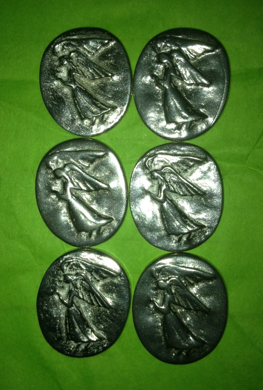 Pewter Angel Tokens